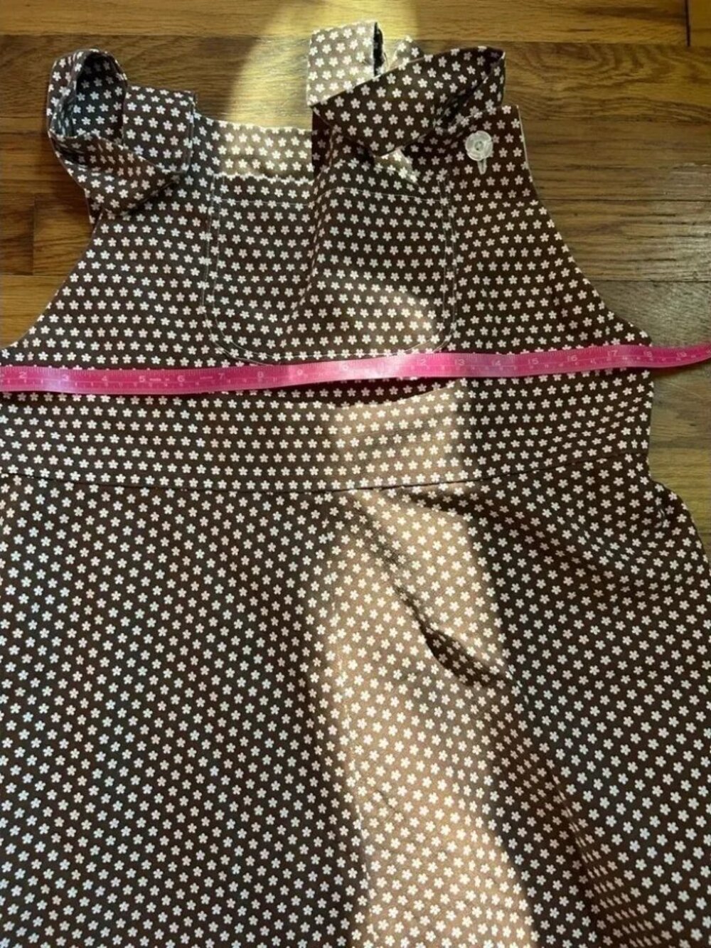 Handmade Daisy jumper dress size L - Picture 5 of 7